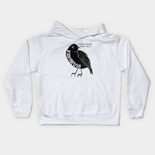 Kakaruia / Chatham Island black robin Kids Hoodie